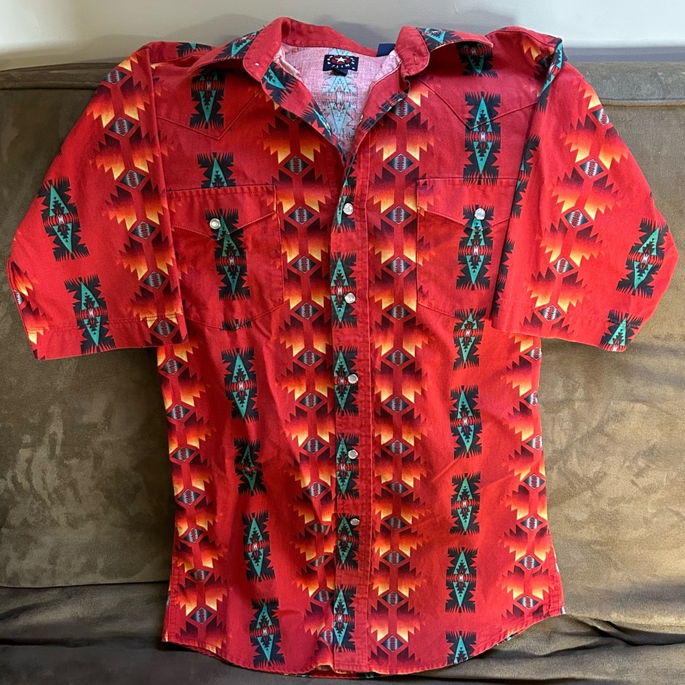 Vintage Panhandle Pearl Snap Size S